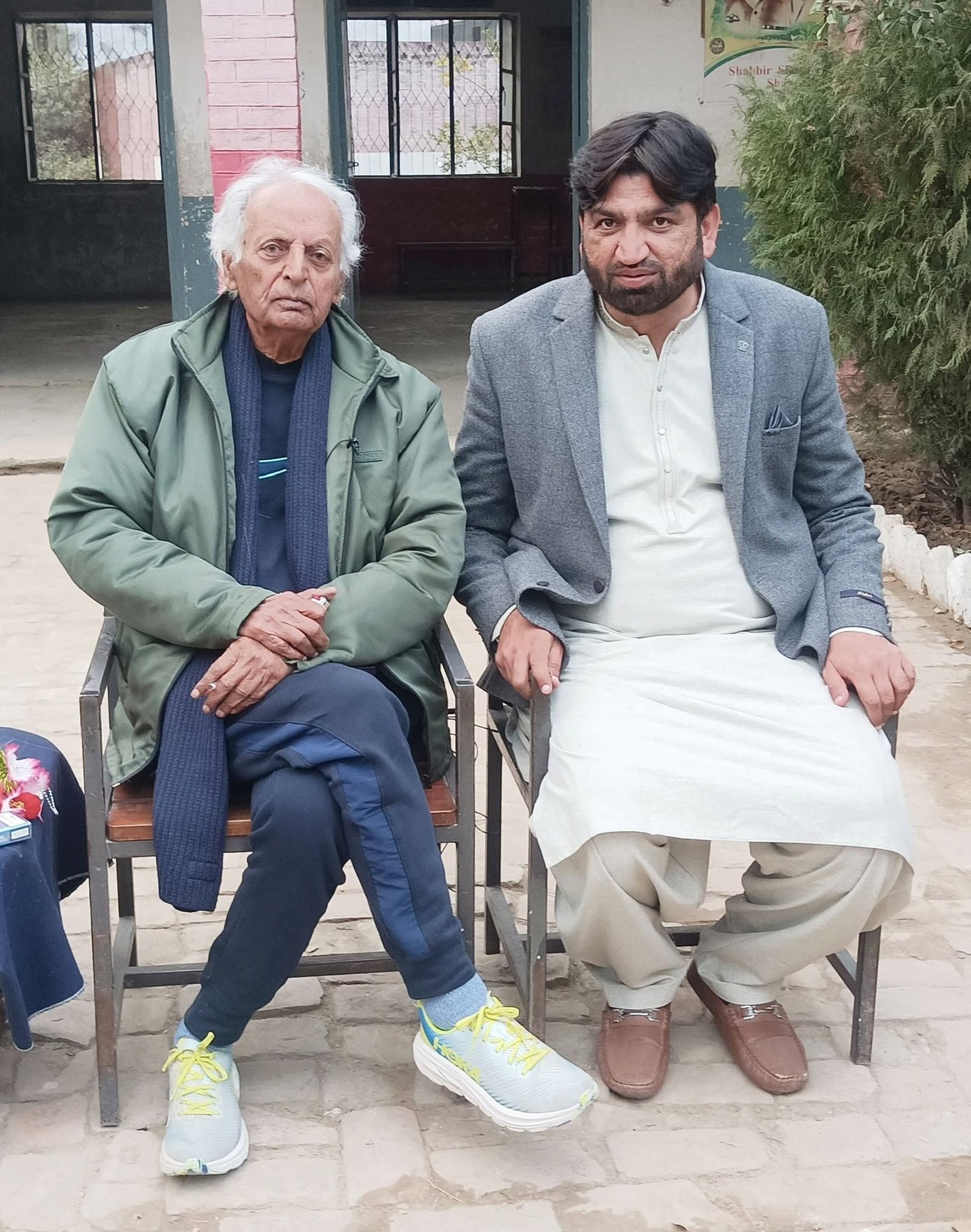 Mr. Mustansar Hussain Tarar visited our school