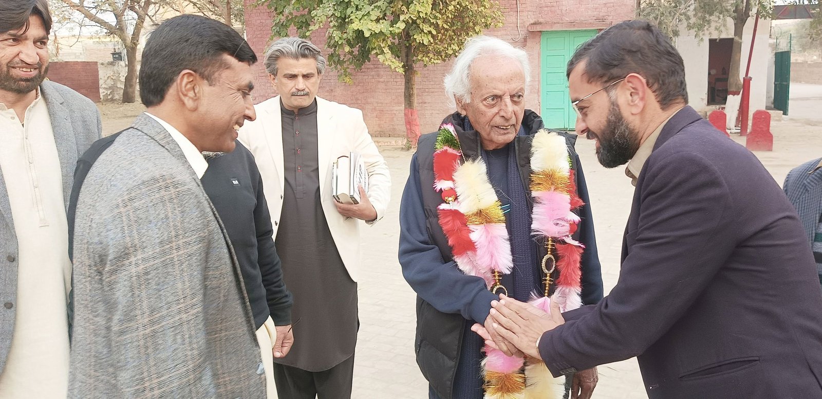 Mr. Mustansar Hussain Tarar visited our school