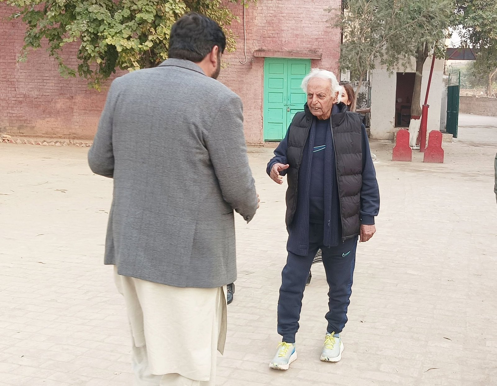 Mr. Mustansar Hussain Tarar visited our school