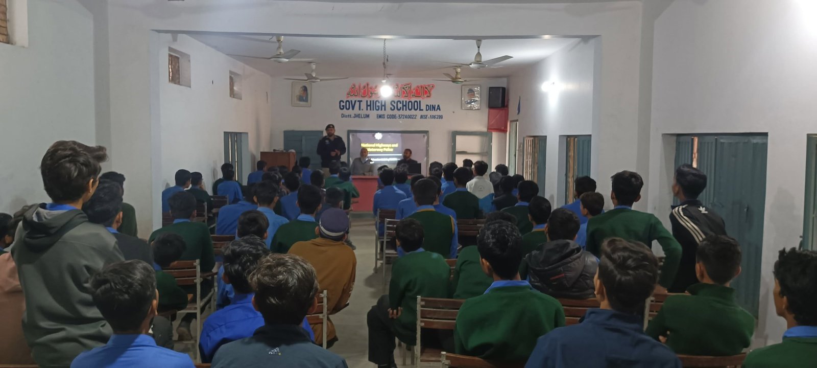 Road Safety Session at GHS Dina